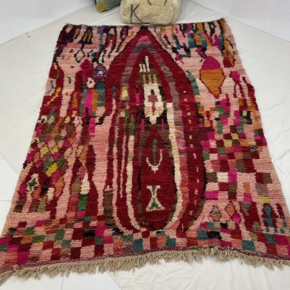 Moroccan Rug Boujaad | 9'4x6'6 Ft | 2,87x2 m | KLOUME | 100% wool handmade - Image 5