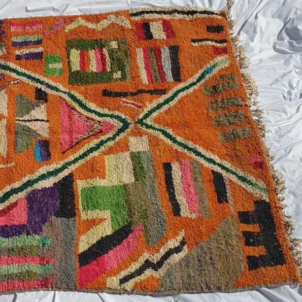 Moroccan Rug Boujaad Colorful Living room carpet | 9'2x6 Ft | 280x184 cm | ANAK | 100% wool handmade - Image 2