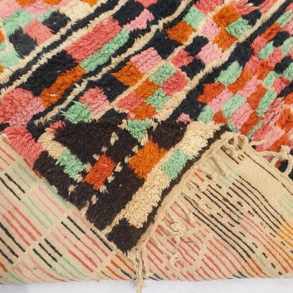 Moroccan Rug Colorful living room Boujaad | 10x8 Ft | 3,2x2,40 m | SAFYA | 100% wool handmade - Image 6