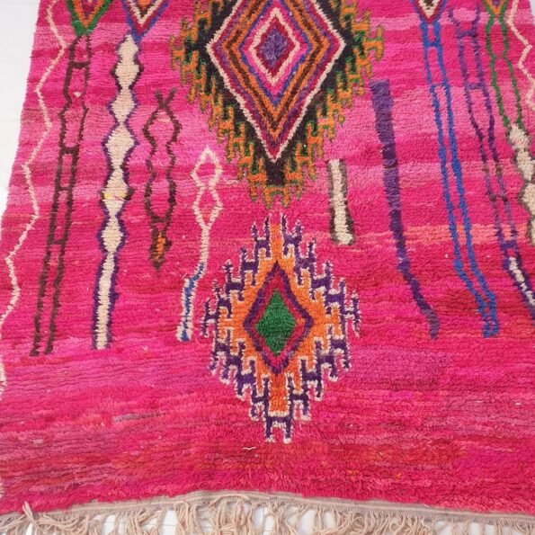 Moroccan Rug PINK Boujaad | 9'9x6'6 Ft | 3x2 m | BILAWA | 100% wool handmade - Image 7