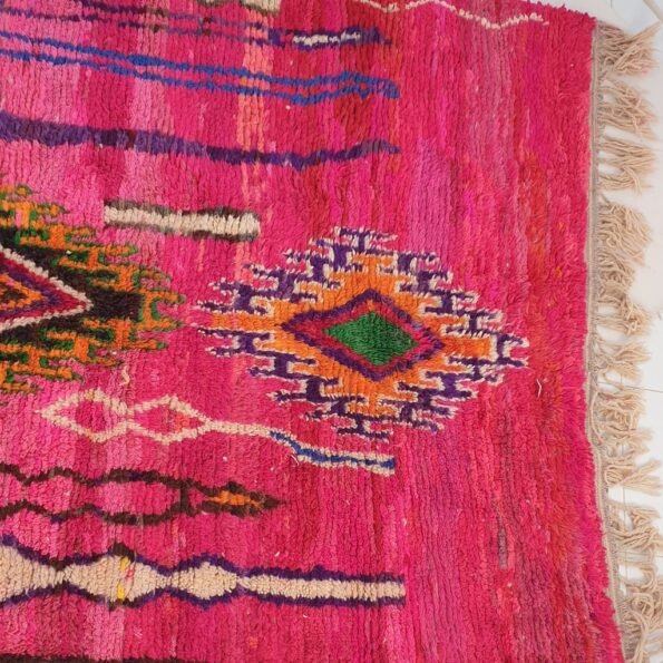 Moroccan Rug PINK Boujaad | 9'9x6'6 Ft | 3x2 m | BILAWA | 100% wool handmade - Image 5