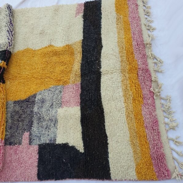 MUTA | 10x6'6 Ft | 306x202 cm | Moroccan Colorful Rug | 100% wool handmade - Image 2