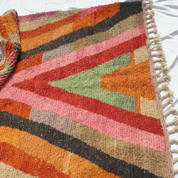 NUMADYA | 9'5x6'5 Ft | 3x2 m | Moroccan Colorful Rug | 100% wool handmade - Image 2