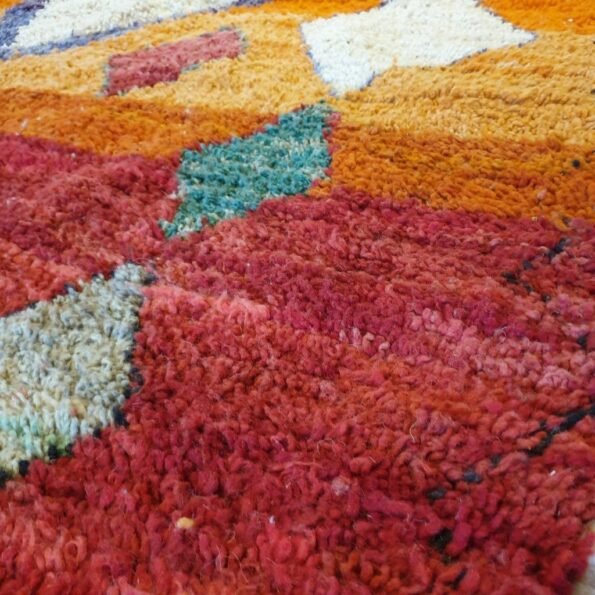 OCASO | 11'5x6 Ft | 3,50x1,85 m | Moroccan Colorful Rug | 100% wool handmade - Image 5