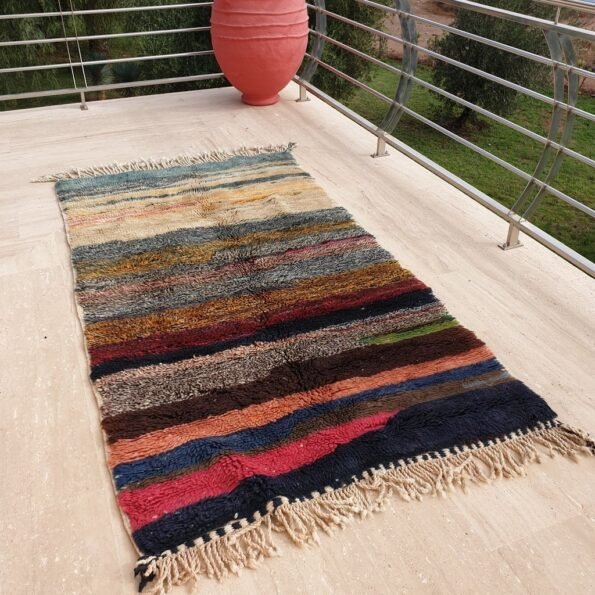 OUNS | 7x3'8 Ft | 2,1x1,2 m | Moroccan Beni Mrirt Rug | 100% wool handmade - Image 5