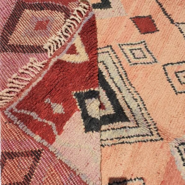 OURIOUI | 6'2x4'6 Ft | 190x140 cm | Moroccan Colorful Rug | 100% wool handmade - Image 5