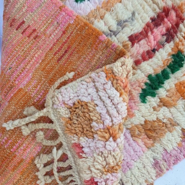 RAEDA Runner | 10x2'2 Ft | 3,05x0,67 m | Moroccan Colorful Rug | 100% wool handmade - Image 5