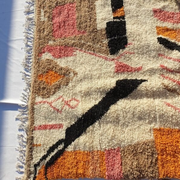 RIGHK | 10'5x6'6 Ft | 3,22x2 m | Moroccan Colorful Rug | 100% wool handmade - Image 2