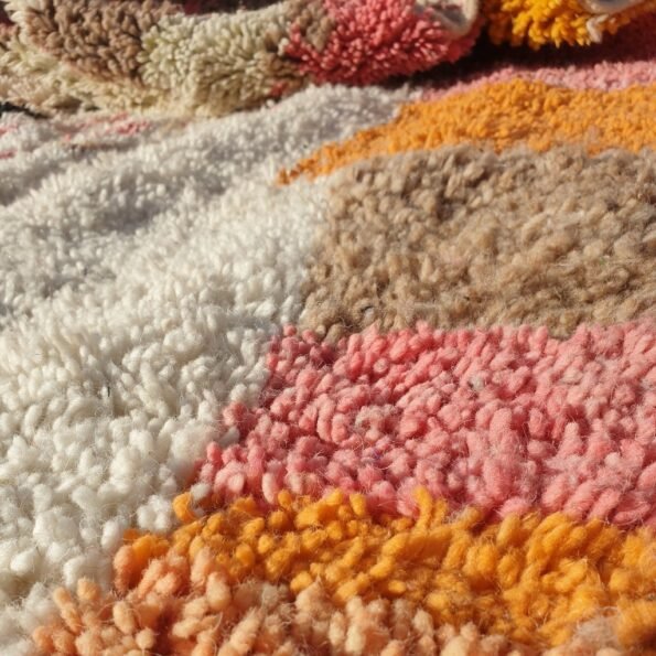 RIGHK | 10'5x6'6 Ft | 3,22x2 m | Moroccan Colorful Rug | 100% wool handmade - Image 3