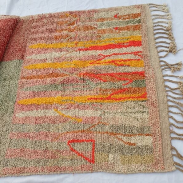 RKIK | 9x5 Ft | 2,8x1,6 m | Moroccan Colorful Rug | 100% wool handmade - Image 2