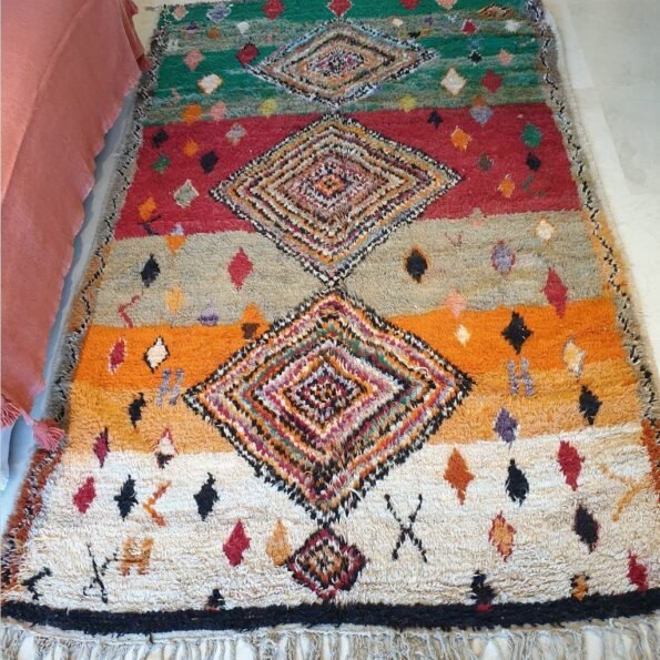 ROMAC | 9'2x5'9 Ft | 2,80x1,80 m | Moroccan Colorful Rug | 100% wool handmade - Image 4