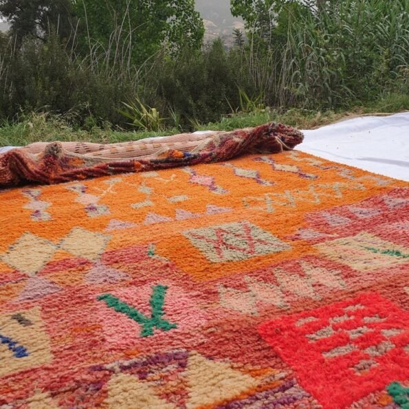SALMIA | 10x7 Ft | 3x2 m | Moroccan Colorful Rug | 100% wool handmade - Image 7