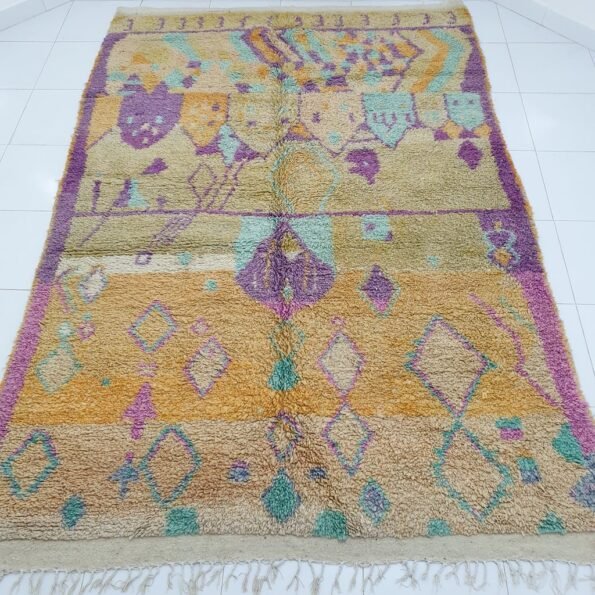 SIFARY | 9'5x6'6 Ft | 2,90x2,00 m | Moroccan Colorful Rug | 100% wool handmade - Image 5