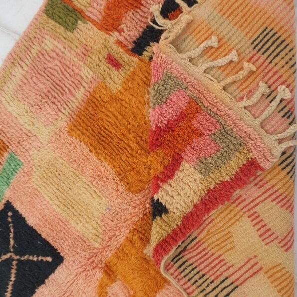 SIGINA | 5x8'3 Ft | 2,53x1,50 m | Moroccan Colorful Rug | 100% wool handmade - Image 6