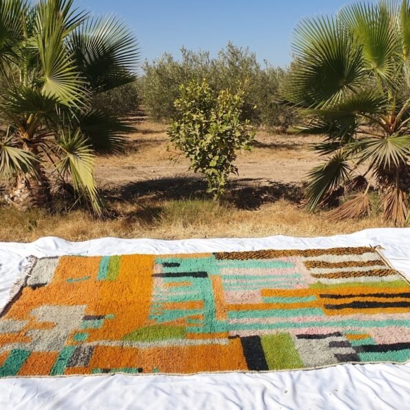 SIGRINA | 10'2x6'5 Ft | 3x2 m | Moroccan Colorful Rug | 100% wool handmade - Image 7