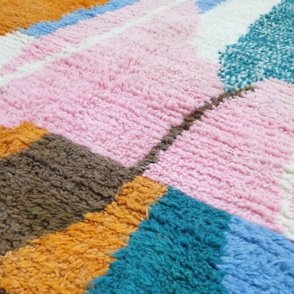 SIMISOUDA | 9'9x6'6 Ft | 3x2 m | Moroccan Colorful Rug | 100% wool handmade - Image 6