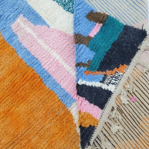 SIMISOUDA | 9'9x6'6 Ft | 3x2 m | Moroccan Colorful Rug | 100% wool handmade - Image 5