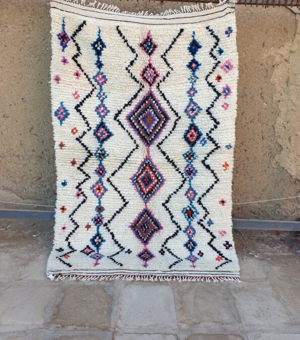 TAFZA | Azilal Rug | 100% wool handmade in Morocco