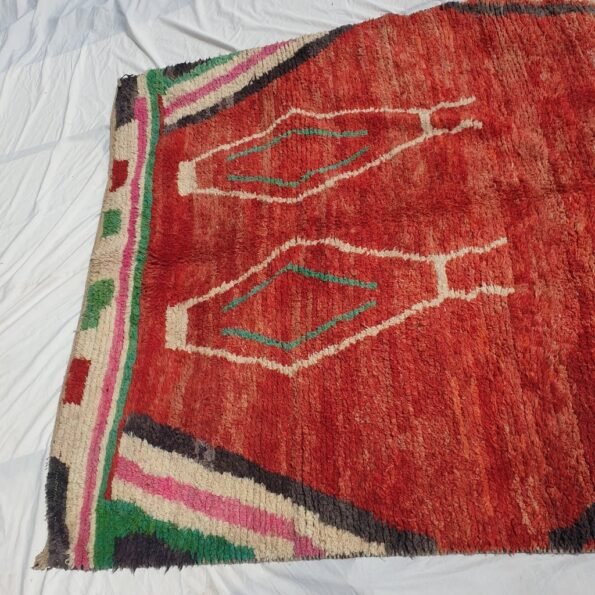 TALFA | 10'2x6'5 Ft | 3x2 m | Moroccan Colorful Rug | 100% wool handmade - Image 7