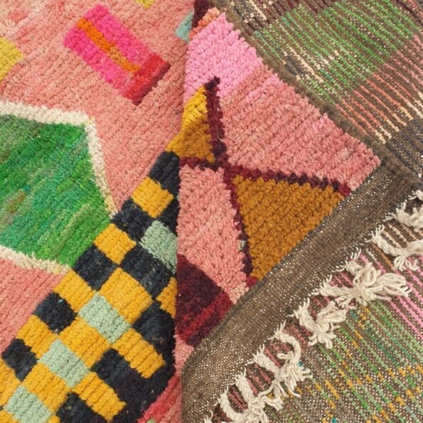 TANMERT | 10x6'5 Ft | 3x2 m | Moroccan Colorful Rug | 100% wool handmade - Image 3