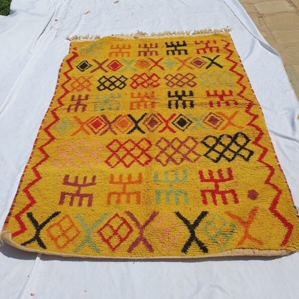 TASA | 8'5x5 Ft | 2,5x1,5 m | Moroccan Colorful Rug | 100% wool handmade - Image 4