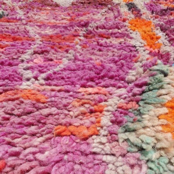 UZZAL | 9'6x6'6 Ft | 3x2 m | Moroccan Colorful Rug | 100% wool handmade - Image 8