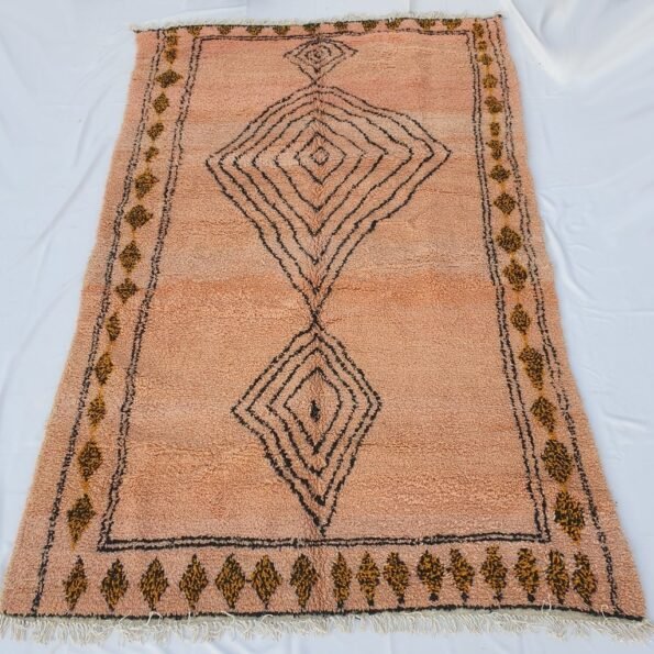 WARDA | 10'5x6'5 Ft | 2x3,2 m | Moroccan Vintage style Rug | 100% wool handmade - Image 4