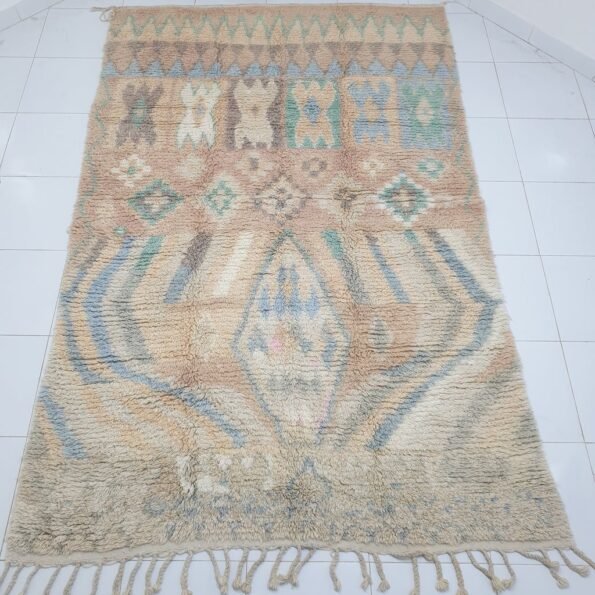 YANKRA | 6x9'4 Ft | 2,88x1,84 m | Moroccan Colorful Rug | 100% wool handmade - Image 5