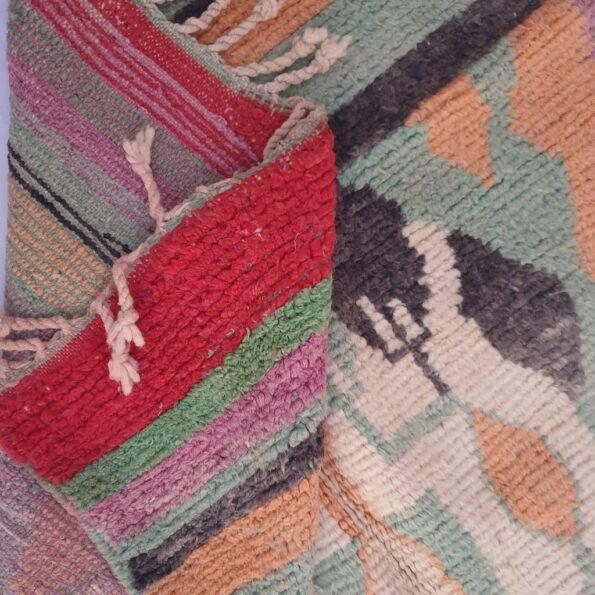 ZBIR | 8'6x5'4 Ft | 2,60x1,65 m | Moroccan Colorful Rug | 100% wool handmade - Image 5