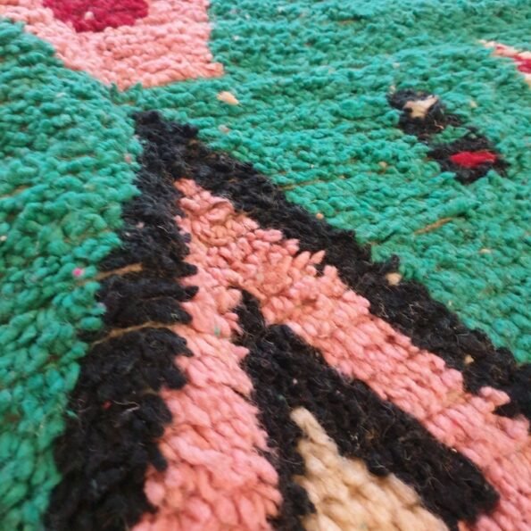 ZUMRUD | 8'8x5'2 Ft | 2,70x1,57 m | Moroccan Colorful Rug | 100% wool handmade - Image 6