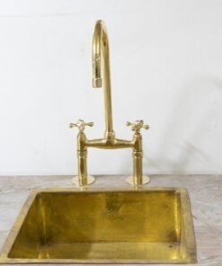 Brass Bridge Kitchen Faucet