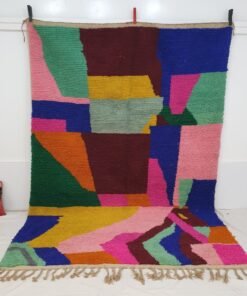 Moroccan Rug Boujaad Living room & Bedroom carpet | 10x6'7 Ft | 304x205 cm | FARHI | 100% wool handmade
