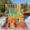 MOROCCAN BOUJAAD RUG | Moroccan Berber Rug | Colorful Rug Moroccan Carpet | Authentic Handmade Berber Bedroom Rugs | 9'8x6'6 Ft | 3x2m