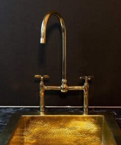 Brass Bridge Faucet With Ball Center