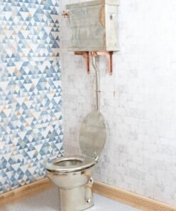 The Victorian German Silver high level toilet