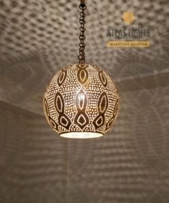 Moroccan Hanging Brass Lamp Lighting
