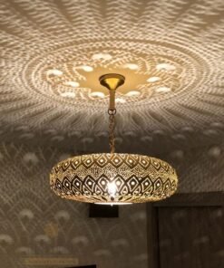 Moroccan Pendant Brass Light-Moroccan Style Hanging Lamp