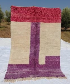 AJOUR | 8'2x5'4 Ft | 2,51x1,66 m | Moroccan Beni Ourain Rug | 100% wool handmade