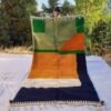 ALIBA | 9x4'8 Ft | 2,77x1,47 m | Moroccan Beni Ourain Rug | 100% wool handmade