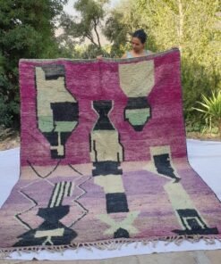 AYSSI | 9'8x6'9 Ft | 2,98x2,11 m | Moroccan Colorful Rug | 100% wool handmade