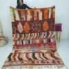 BAKA | 9'1x6'3 Ft | 2,77x1,91 m | Moroccan Colorful Rug | 100% wool handmade