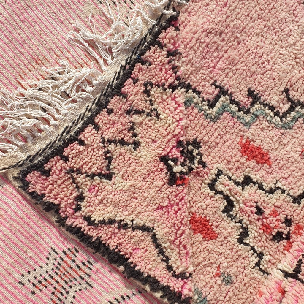 BELDIA | 9'2x5'7 Ft | 2,80x1,74 m | Moroccan VINTAGE STYLE Colorful Rug | 100% wool handmade - Image 5