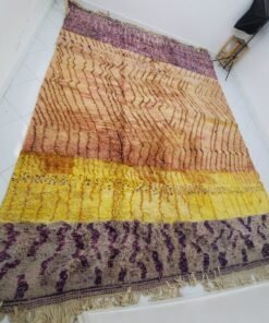 Customized BELADA | 12'8x9'8 Ft | 390x300 cm | Moroccan Beni Mrirt Rug | 100% wool handmade