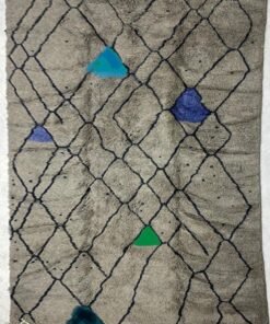 Customized GARAYA | 3,2x2,3 m | Moroccan Beni Mrirt Rug | 100% wool handmade
