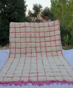 Customized GOUTA | 12x6 Ft | Moroccan Beni Ourain Rug | 100% wool handmade