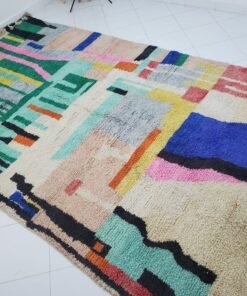 Customized GRANA | 14x7 Ft | Moroccan Colorful Rug | 100% wool handmade