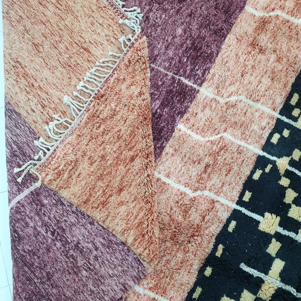 customized-moreno-126x11-ft-moroccan-beni-mrirt-rug-100-wool-handmade-777538