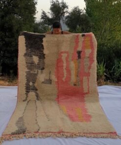 DANJALA | 8x5 Ft | 2,5x1,6 m | Moroccan Colorful Rug | 100% wool handmade