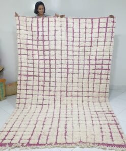 GOUTA | 10x6'4 Ft | 308x195 cm | Moroccan Beni Ourain Rug | 100% wool handmade