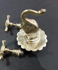 Brass Elephant Head Shaped Faucet, 100% Handmade, Unique Moroccan Design